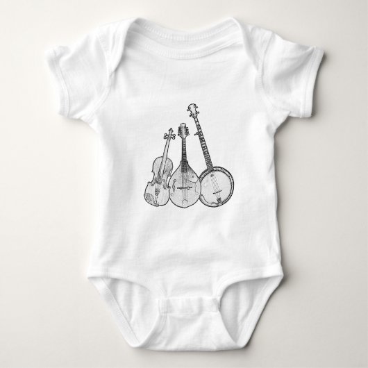 Bluegrass Band B&W Romper (Voorkant)