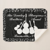 BLUEGRASS BAND SHERPA DEKEN (Voorkant (horizontaal))