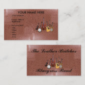 BLUEGRASS BAND-VISITEKAARTJE VISITEKAARTJE (Voorkant / Achterkant)