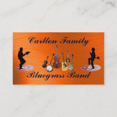 BLUEGRASS BAND-VISITEKAARTJE VISITEKAARTJE (Achterkant)