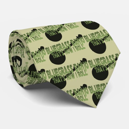 Bluegrass Banjo. Dat is hoe ik moet rollen Stropdas (Opgerold)