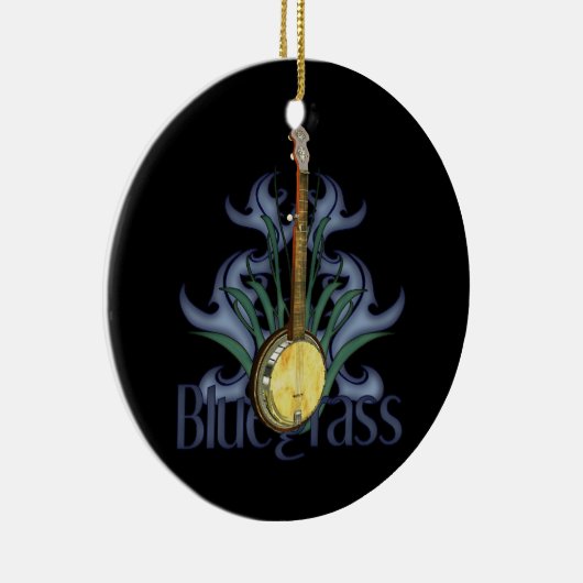 Bluegrass Banjo Personalized Ornament (Rechts)