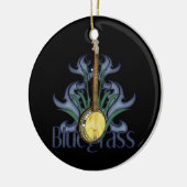 Bluegrass Banjo Personalized Ornament (Links)
