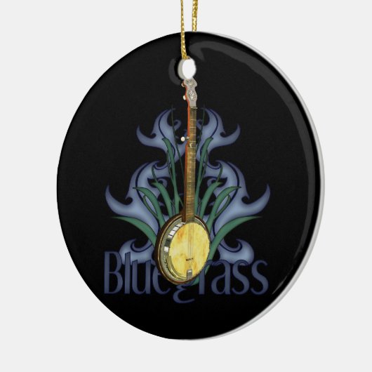 Bluegrass Banjo Personalized Ornament (Links)