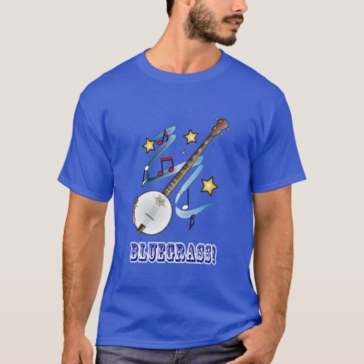 Bluegrass Banjo T-shirt (Voorkant)