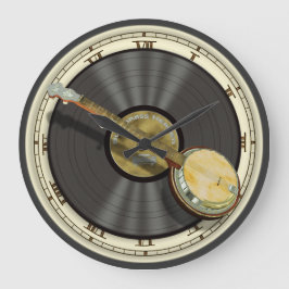 Bluegrass Banjo Wall klok