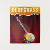 bluegrass banjo wandkleed (Voorkant)