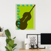 Bluegrass Bass: Minder is meer Poster (Thuiskantoor)
