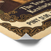  Bluegrass Bourbon Adverteren Poster (Hoek)