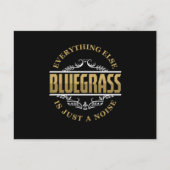 Bluegrass Country Music Banjo Mandolin Band Gift Briefkaart (Voorkant)