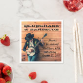 Bluegrass en Barbecue Party Papieren servetten (Insitu)