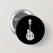 Bluegrass en Country Music Mandolin Speler Ronde Button 5,7 Cm (Voorkant /achterkant)