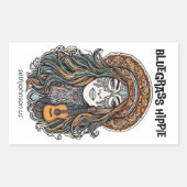 Bluegrass Hippie Sticker (Voorkant)