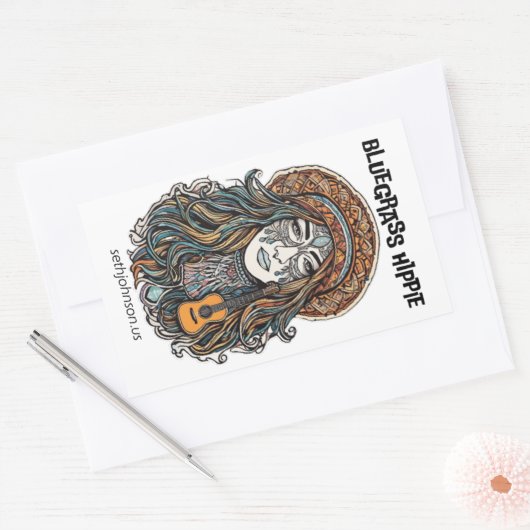 Bluegrass Hippie Sticker (Envelop)