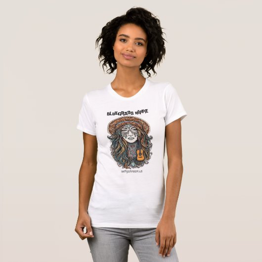Bluegrass Hippie T-shirt (Voorkant volledig)