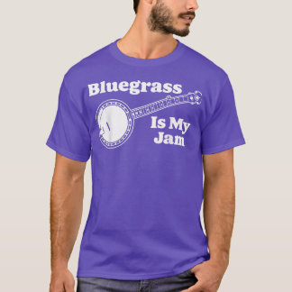 Bluegrass is mijn jam. Funny Banjo Music Gra T-shirt