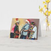 Bluegrass Kerstmis Kaart (Gele Bloem)