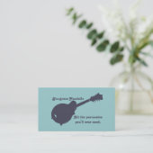 Bluegrass Mandolin - Alle gevolgen die u nodig heb Visitekaartje (Staand voorkant)