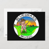 Bluegrass Music Briefkaart (Voorkant / Achterkant)