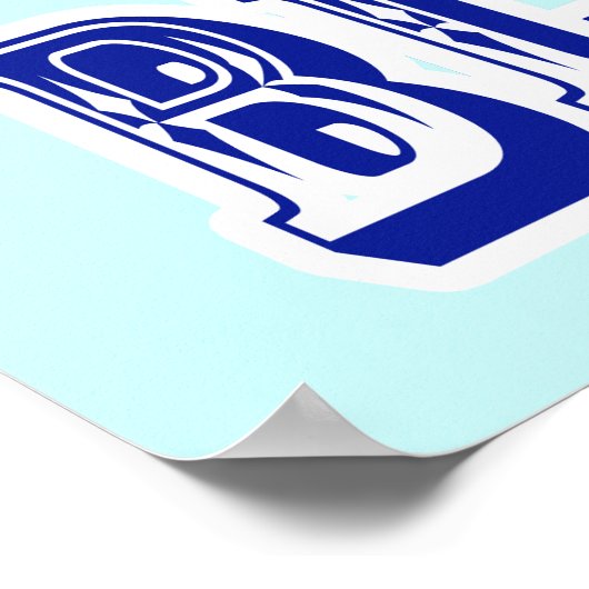 Bluegrass Music met Banjo Poster (Hoek)