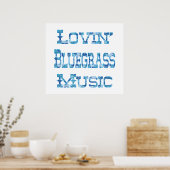 Bluegrass Music Poster (Keuken)