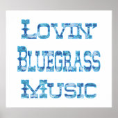 Bluegrass Music Poster (Voorkant)
