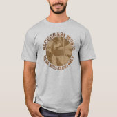 Bluegrass Music Real Musicians Alleen houten spele T-shirt (Voorkant)