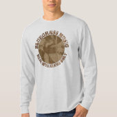 Bluegrass Music Real Musicians Alleen houten spele T-shirt (Voorkant)