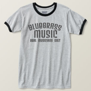 Bluegrass Music Real Musicians Alleen Old Time Tex T-shirt