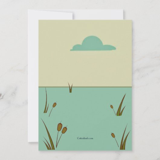 Bluegrass Music uitnodiging (Achterkant)