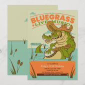 Bluegrass Music uitnodiging (Voorkant / Achterkant)