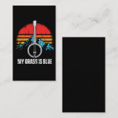 Bluegrass Musician Banjo Player Music Mountains Visitekaartje (Voorkant / Achterkant)