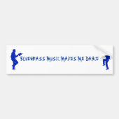 BLUEGRASS MUZIEK-BUMPERSTICKER BUMPERSTICKER (Voorkant)