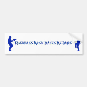 BLUEGRASS MUZIEK-BUMPERSTICKER BUMPERSTICKER