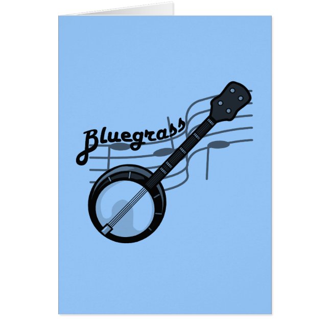 Bluegrass muziek met banjo (Voorkant)