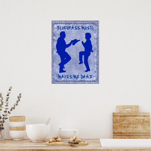 BLUEGRASS MUZIEK-POSTER POSTER (Keuken)