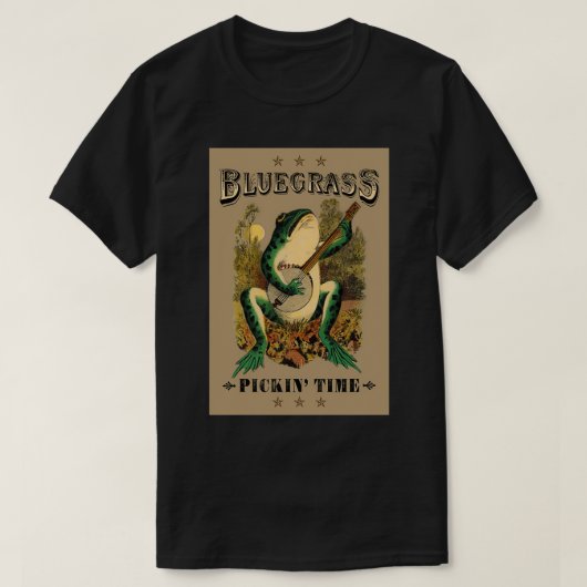 Bluegrass Pickin Time T-shirt (Design voorkant)