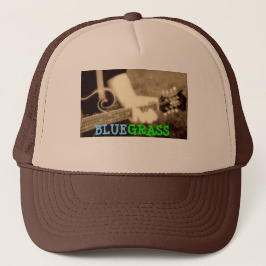 "BLUEGRASS" — Trucker Hat Trucker Pet (Voorkant)