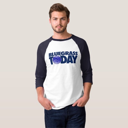 Bluegrass Vandaag Baseball T-shirt (Voorkant volledig)