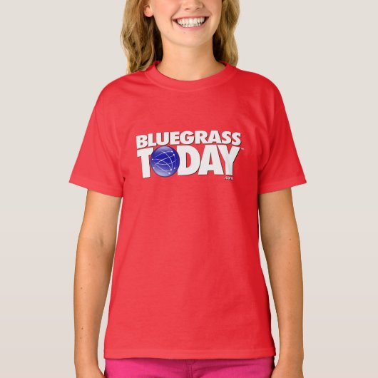 Bluegrass Vandaag basic meisjes logo t-shirt (Voorkant)