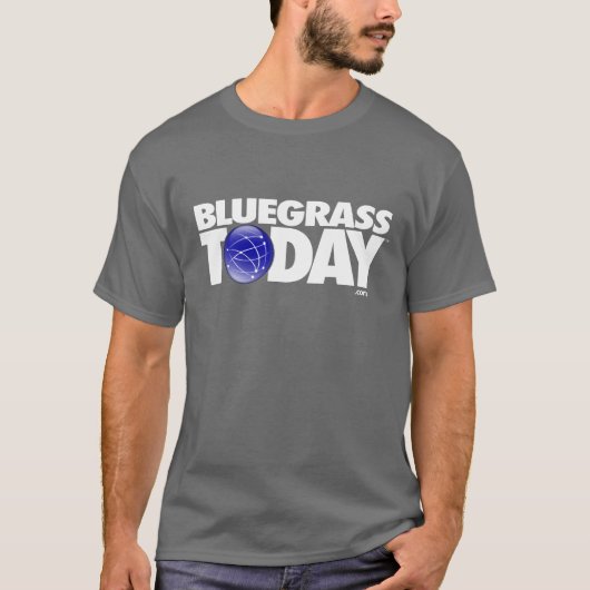 Bluegrass Vandaag Donker Kleur Logo T-shirt (Voorkant)