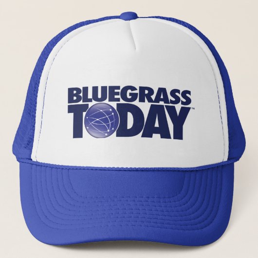 Bluegrass Vandaag logo trucker hat Trucker Pet (Voorkant)