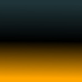 BLUEGREEN BLACK ORANJE origineel verloopcanvas Canvas Afdruk