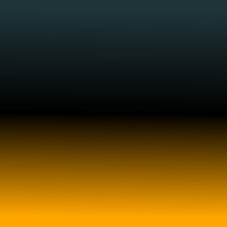 BLUEGREEN BLACK ORANJE origineel verloopcanvas Canvas Afdruk