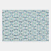 Bluegreen Wrapping Paper Flat Sheet Set van 3 (Voorkant 2)