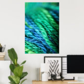 BlueGreenWool Poster (Thuiskantoor)