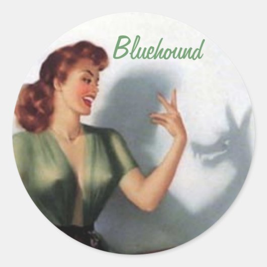 Bluehound Shaddow Sticker (Voorkant)
