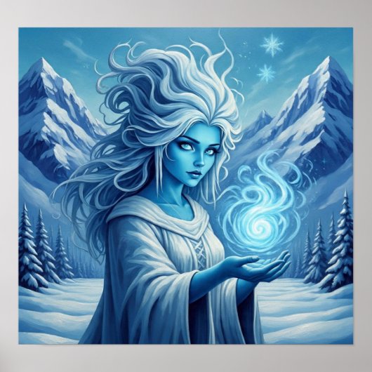BlueIceWitch  Poster (Voorkant)