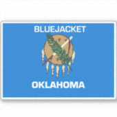 Bluejack Oklahoma Sticker (Voorkant)