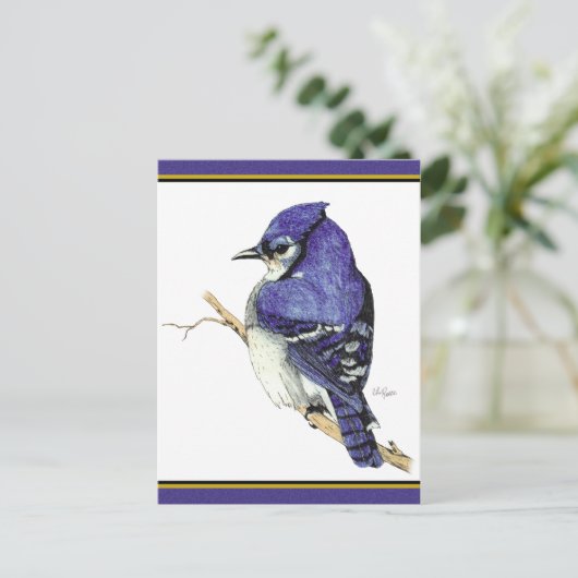 Bluejay 2 Briefkaart (Staand voorkant)